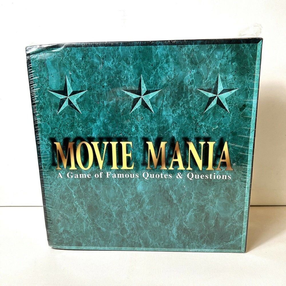 Brand New Sealed Movie Mania Game Of Famous Quotes & Questions Trivia Board Game